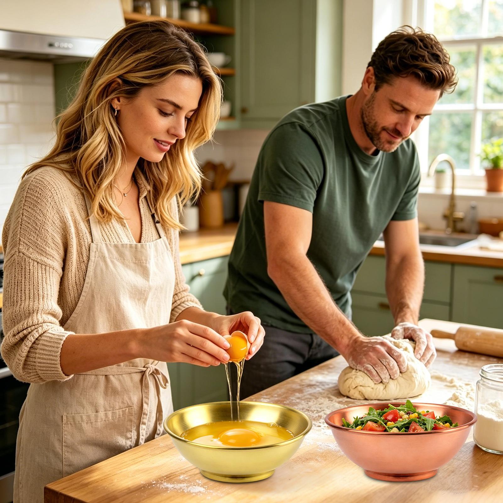 Miedziana miska Duże pojemniki – Home Cooking Dishes recenzja i cena