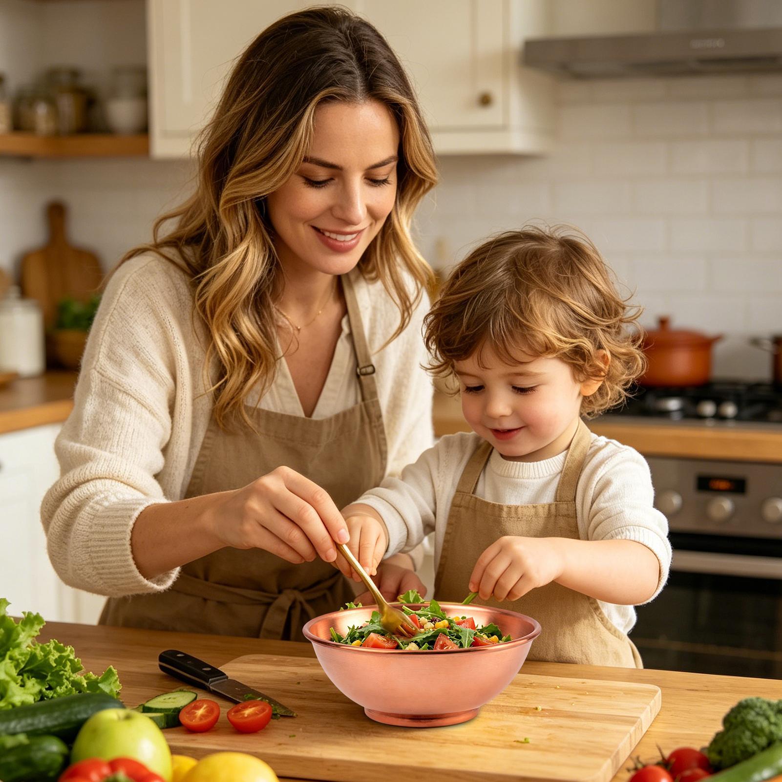Miedziana miska Duże pojemniki – Home Cooking Dishes recenzja i cena